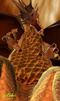 Anceitn Sand Dragon Art Work